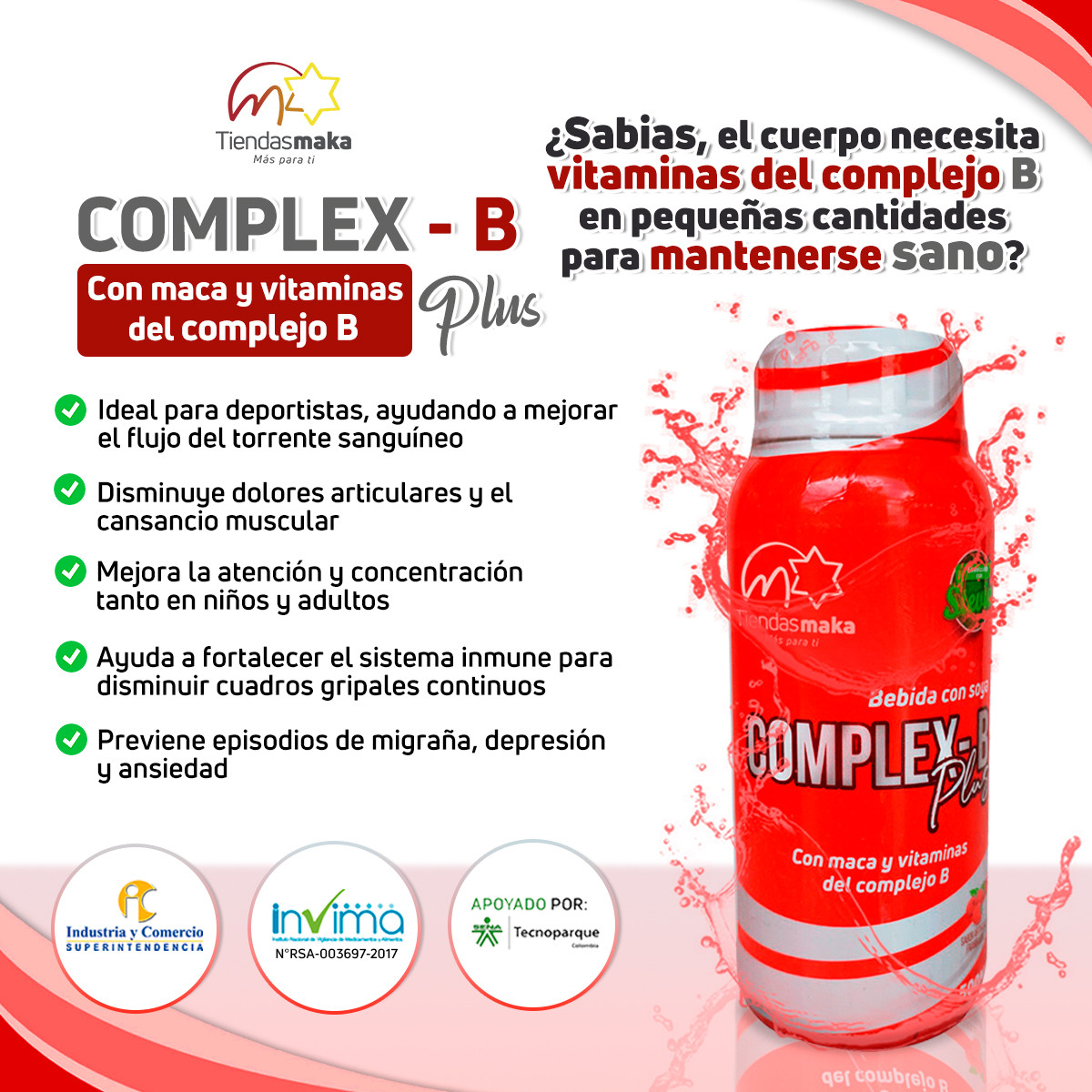 Miniatura 2 de Complex B - Multivitaminico